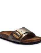 Birkenstock Șlapi Catalina CB BF | narrow fit cu adaos de piele
