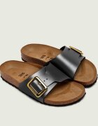 Birkenstock Șlapi Catalina Luxe Buckle | piele întoarsă | narrow fit