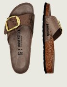 Birkenstock Șlapi Madrid Big Buckle cu adaos de piele | narrow fit