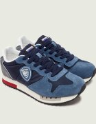 Blauer Sneakers QUEENS05 | piele întoarsă