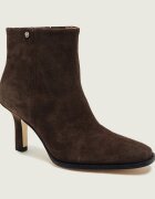 BOSS Black Botine cu toc subțire Anyah_Bootie80_SD | piele întoarsă