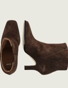 BOSS Black Botine cu toc subțire Anyah_Bootie80_SD | piele întoarsă
