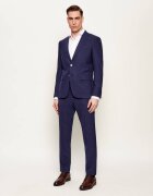 BOSS Black Costum H-Huge-2Pcs-253 | Slim Fit cu adaos de lână