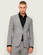 BOSS Black Costum P-Huge-2Pcs-WG-253 | Slim Fit cu adaos de lână