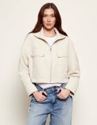 BOSS Black De blugi geacă Jamoura-W | Relaxed fit | cu adaos de in