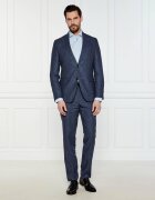 BOSS Black De in costum C-Huge-2Pcs-Peak-252 | Slim Fit cu adaos de lână