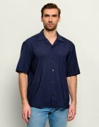 BOSS Black De lână cămașă P-LARS-CAMP-262 | Relaxed fit