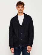 BOSS Black De lână cardigan Horace | BOSS X DAWID BECKHAM | Loose fit cu adaos de cașmir