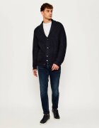 BOSS Black De lână cardigan Horace | BOSS X DAWID BECKHAM | Loose fit cu adaos de cașmir
