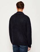 BOSS Black De lână cardigan Horace | BOSS X DAWID BECKHAM | Loose fit cu adaos de cașmir
