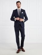 BOSS Black De lână costum H-Huge-2Pcs-224 | Slim Fit