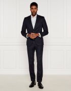 BOSS Black De lână costum H-Huge-2Pcs-Peak-253 | Slim Fit