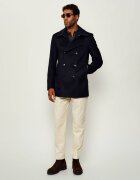 BOSS Black De lână palton H-Hyde-Pcoat-254 cu adaos de cașmir