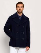 BOSS Black De lână palton H-Hyde-Peacoat-264