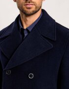 BOSS Black De lână palton H-Hyde-Peacoat-264