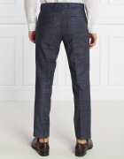 BOSS Black De lână pantaloni H-Genius-241 | Regular Fit | cu adaos de in