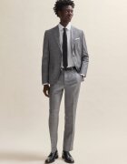 BOSS Black De lână pantaloni H-Genius-241 | Regular Fit | cu adaos de in