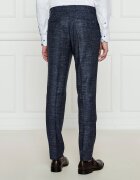 BOSS Black De lână pantaloni H-Genius-251 | Slim Fit | cu adaos de in