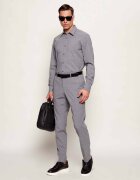 BOSS Black De lână pantaloni P-Genius-CW-WG-261 | Slim Fit