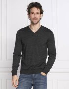BOSS Black de lână pulover melba-p | slim fit