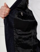 BOSS Black De lână sacou H-Hutson-224 | Slim Fit cu adaos de mătase
