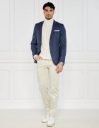 BOSS Black De lână sacou Hutson | Slim Fit | cu adaos de in
