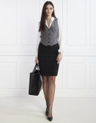 BOSS Black De lână vestă JEGARO | Regular Fit