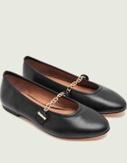 BOSS Black De piele balerini Silvye_Ball10_NACH Mary Jane