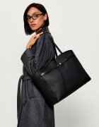 BOSS Black De piele geantă shopper Boss Revers