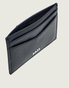 BOSS Black De piele husă pentru carduri New Crosstown_M_Clip