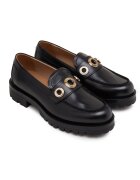 BOSS Black De piele mocasini Helen