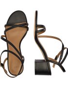 BOSS Black De piele sandale cu toc gros Emberlyn_San50_VC