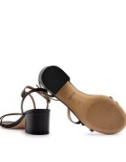BOSS Black De piele sandale cu toc gros Emberlyn_San50_VC