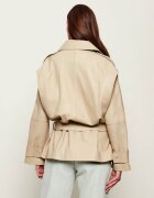 BOSS Black De piele trench Satila