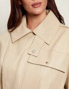 BOSS Black De piele trench Satila
