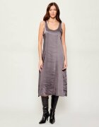 BOSS Black De satin rochie 2 în 1 Flalina cu adaos de lână și cașmir