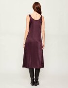 BOSS Black De satin rochie 2 în 1 Flalina cu adaos de lână și cașmir