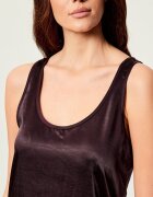 BOSS Black De satin rochie 2 în 1 Flalina cu adaos de lână și cașmir