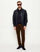 BOSS Black Geacă de piele H-Mamun_AM | BOSS x ASTON MARTIN | regular fit