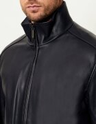 BOSS Black Geacă de piele H-Mamun_AM | BOSS x ASTON MARTIN | regular fit