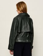 BOSS Black Geacă de piele Satela1 | regular fit