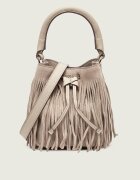 BOSS Black Geantă tip sac Lenah S | piele întoarsă
