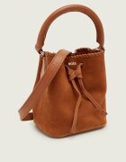 BOSS Black Geantă tip sac Lenah S | piele întoarsă