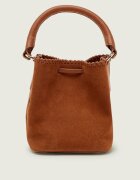 BOSS Black Geantă tip sac Lenah S | piele întoarsă
