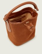 BOSS Black Geantă tip sac Lenah S | piele întoarsă