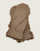 BOSS Black Mănuși de piele Yosie-F-SH cu adaos de lână | shearling