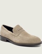BOSS Black Mocasini pantofi loafer Tayil | piele întoarsă
