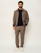 BOSS Black Pantaloni chino P-Perin-RDS-WG-264 | Tapered fit cu adaos de lână