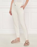 BOSS Black Pantaloni de trening Monogram_Pants Cuff | Regular Fit cu adaos de mătase