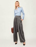 BOSS Black Pantaloni Telda | Oversize fit cu adaos de lână